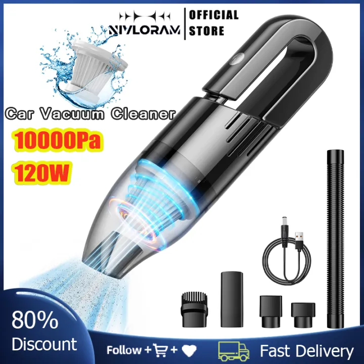 【fast Delivery】car Mounted Vacuum Cleaner 10000pa↑ Wireless Charging