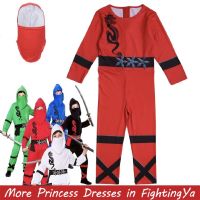 ♨❃ Ninjago Cosplay Costumes Boy Jumpsuits Sets Halloween Christmas Party Clothes Ninja Superhero Streetwear Suits