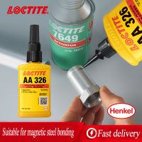 Loctite AA326 กาวโครงสร้างแม่เหล็กกาวโลหะ 50ml ขายส่งกาวอะคริลิคโครงสร้างสำหรับเหล็กแม่เหล็ก/ลำโพง-rfwerjhnbs