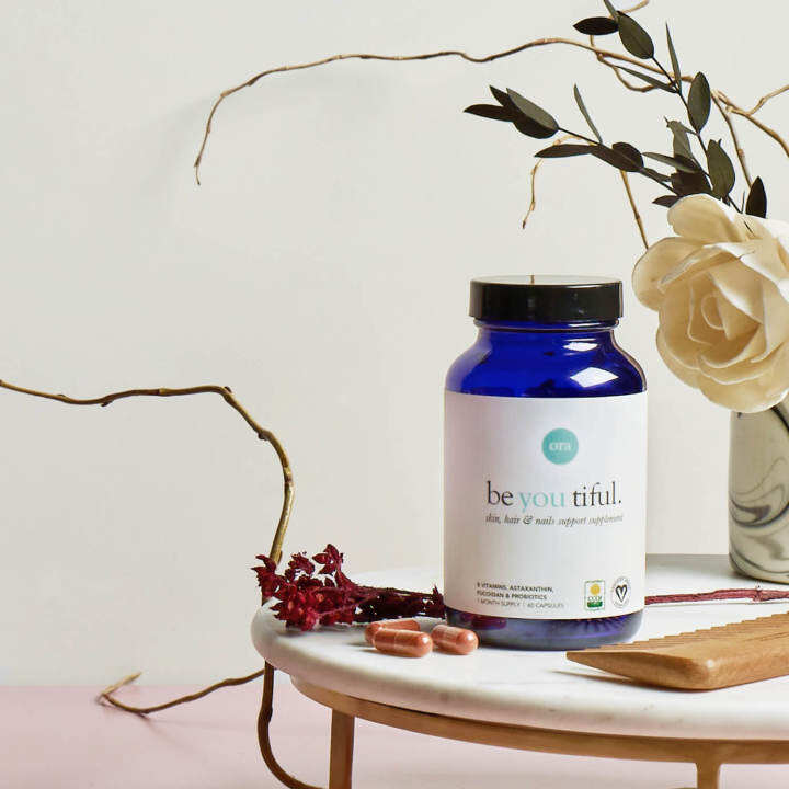 Ora Organic Beyoutiful Hair Growth, Skin Health, Nail Vitamins Beauty Supplement B Vitamins