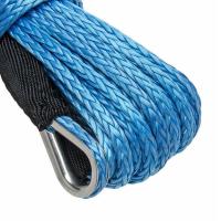 77001000012000lbs Electric Winch Rope Nylon Rope Tow 6mmx15m Fiber Car High Rope Accessories Strap Tow Rope Strength Car Y3A2