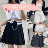 DD SHOPพร้อมส่ง 2319 กระโปรงเทนนิส มีซับในผ้าบางๆ คิ้วท์ๆใส่สบาย  -NZ-XM