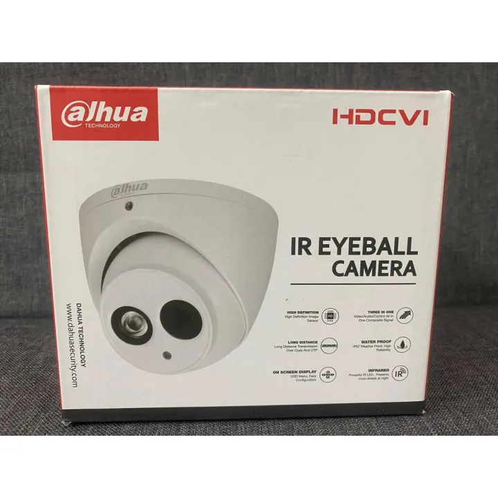 Dahua DH-HAC-HDW1200EM-A 2MP HDCVI IR Eyeball Camera With Mic Audio ...