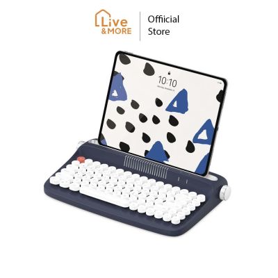 [มีประกัน] Actto Desk เอ็คโต เดสก์ Retro Bluetooth Keyboard (คีย์ไทย-อังกฤษ)