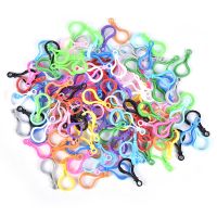 【cw】 10pcs Plastic Colorful Lamp Shape Buckle Snap Hook Lobster Clasp DIY Needlework Luggage Sewing Handmade Bag Purse Toy Doll Tool