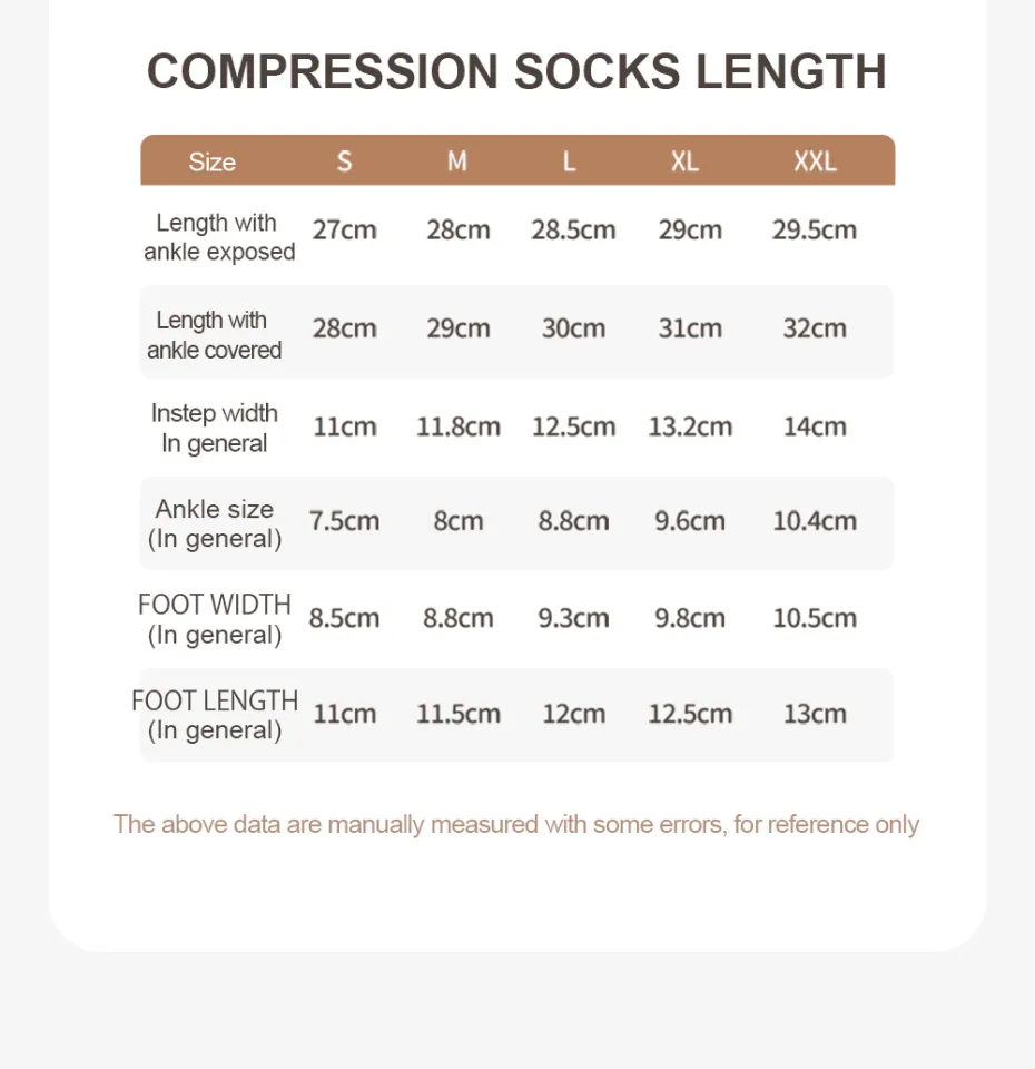 Cofoe 1 Pair Medical Calf Compression Socks Level 2 Elastic