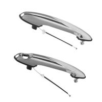 1Pair Outer Door Handle Chrome 51217198471 51217198472 for BMW Mini Cooper 2002-2015 Exterior Door Puller Handle Cover Replacement Accessories