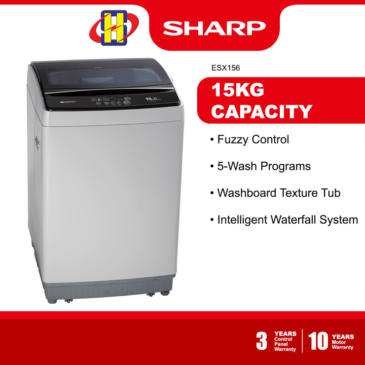 Sharp Washing Machine (15KG) Intelligent Waterfall System Fully Auto