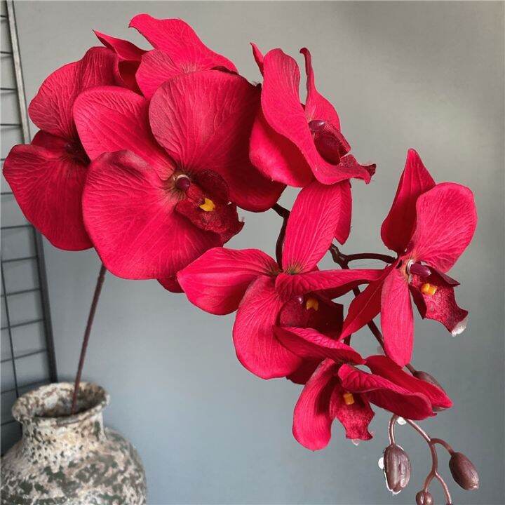 dt-hot-large-black-butterfly-orchid-branch-artificial-flower-home-decoration-special-flores-silk-fake-flower-party-suppliesth