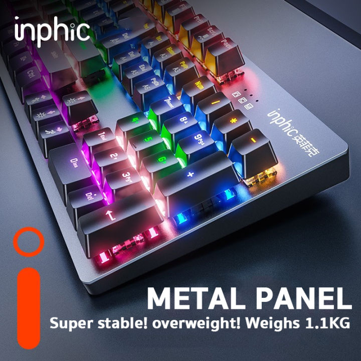 inphic-mechanical-keyboard-gaming-wireless-keyboard-keyboard-mouse-v910-ไฟทะลุตัวอักษร-ชุด-เม้าส์-คีบอร์ด-คีบอร์ดมีไฟ-เมาส์มีไฟ