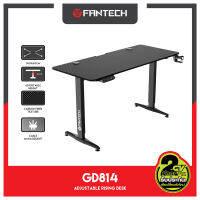 FANTECH GD814 โต๊ะ คอมพิวเตอร์ สไตล์เกมส์มิ่ง ดีไซน์สุดล้ำ สำหรับนักเล่นเกมส์ สามารถปรับขึ้นลงได้ Topโต๊ะ เป็นลายคาร์บอน สีดำ ขาเหล็กดีไซน์