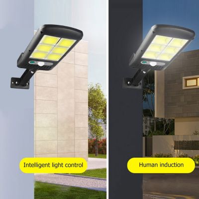 Outdoor Decorative Walkway Landscape Solar LED Wall Light Waterproof Garden Yard Motion Sensor Lighting Lamp
