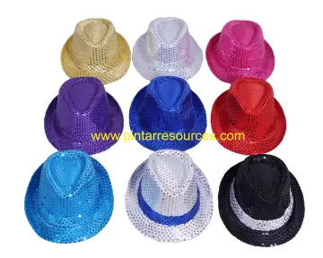 70s 90s Sequin Baseball Cap GlitterCap Dancer Hats Adults Kids Hat