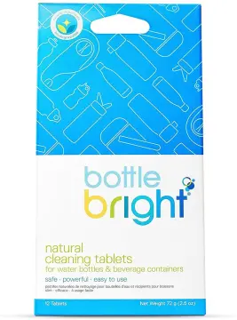 Bottle Bright 3 Pack (36 Tablets) - All Natural, Biodegradable