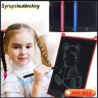 SYRUPSHADDOCKING 4.4 Inch อิเล็กทรอนิกส์ Sketchpad แผ่นจดบันทึก ไร้กระดาษ แท็บเล็ตการเขียน LCD แผ่นเขียนด้วยลายมือ แผ่นข้อความ กระดานวาดภาพ