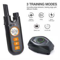 ✌ 800 m remote control electronic collar dog training barking products rechargeable IPX7 waterproof pet training products