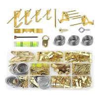 314 Pcs Picture Hanging Kit, Heavy Picture Hanging Hooks for Drywall, Picture Hooks with Nails,Hanging Wire Sawtoothetc