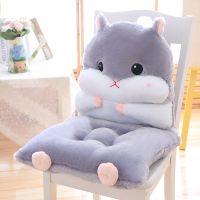 Chair cushion back one-piece student classroom butt pad butt conjoined chair cushion stool office thickened seat cushion cotton pillowcase