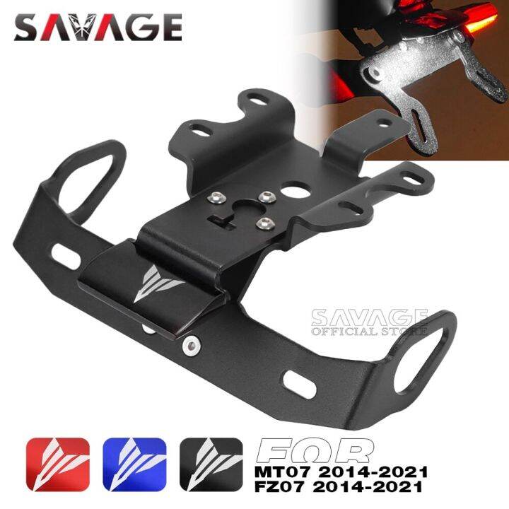 MT07 License Plate Holder LED Light For YAMAHA MT07 FZ07 20142022