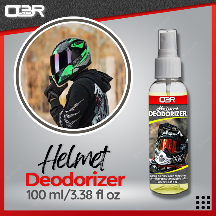 120ml Helmet Cleaner Spray Odor Eliminator, Disinfectant, and Deodorizer Freshen Up Your