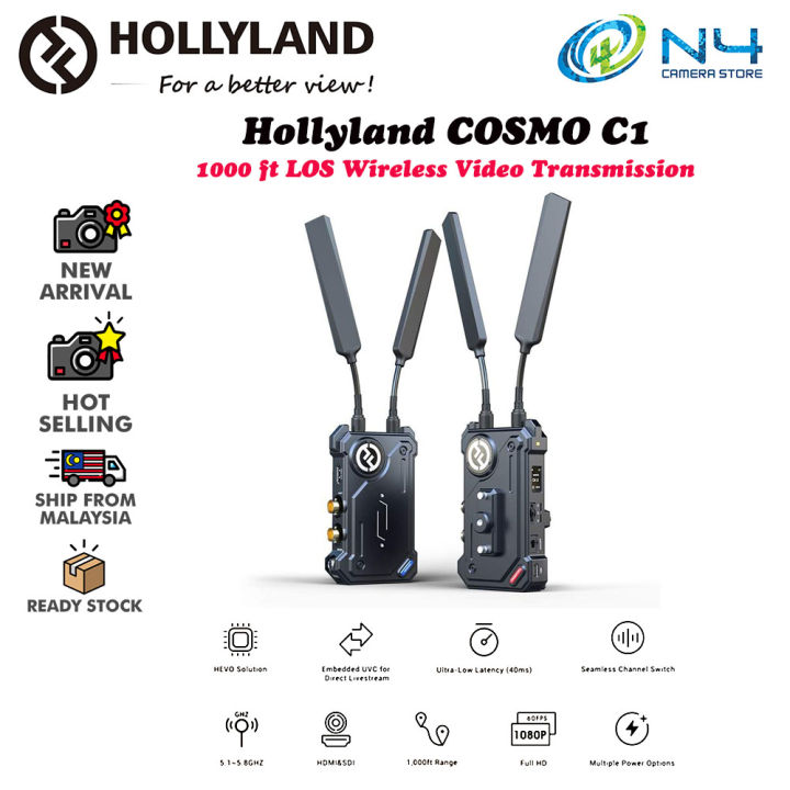 Hollyland Cosmo C1 SDI HDMI Wireless Video Transmission System for  Photography Wireless Video Transmitter Receiver Set Lazada