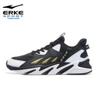 ERKE Wave Runner Max สี True White/Black/Dark Gold รองเท้าผ้าใบ สำหรับผู้ชาย