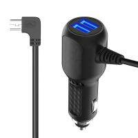 Driving Recorder Power Cord Double USB Car Charger GPS Navigation Car Charger Universal Plug Connection