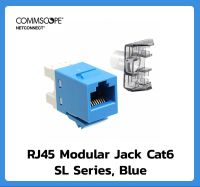 CAT 6 RJ45 Modular JACK BLUE (1 Pcs.) / ตัวเมีย CAT 6 สีฟ้า ( 1 ตัว )