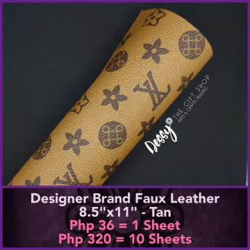 Faux Leather LV purple | TMH Crafts Boutique