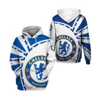 （ALL IN STOCK XZX）  Chelsea F.C 3D Full Printing PTDA4458  (Free customized name logo for private chat, can be changed with or without zipper)