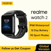 Realme Watch 2 Đồng Hồ Thông Minh 90 Chế Độ Thể Thao Tuổi Thọ Pin 12 Ngày SP02 & Theo Dõi Nhịp Tim Đồng Hồ Thông Minh Chống Nước IP68 Cho iPhone Android