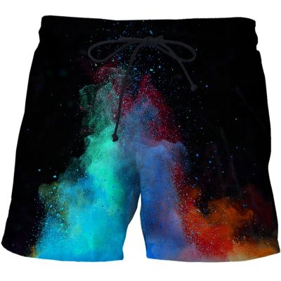 Mens Speckled tie dye pattern Beach Shorts 3D Pattern Boardshorts Men/Women Short Pants Swimwear Men Board Shorts Shorts Casual