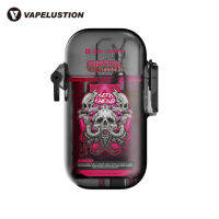 (สีดำ) Vapelustion Hannya AIRTOK โจ๊กเกอร์ Vaper Mate พื้นผิวฝ้าโปร่งแสงป้องกันฝุ่นโลหะหัวเข็มขัดเปิดออกแบบ
