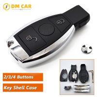 DMKEY Remote key Cover Shell BGA/NEC replacement 2/3/4btton for Mercedes Benz A B C S Class smart car key Case Housing