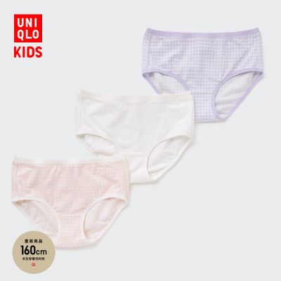 Uniqloเบเกอรี่เสื้อผ้าเด็ก/กางเกงขาสั้นเด็กผู้หญิง (ผลิตภัณฑ์ใหม่สำหรับฤดูใบไม้ผลิชุดชั้นใน3ชิ้น) 453917/453916/453918