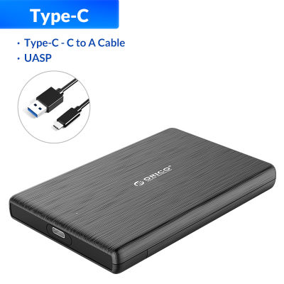 ORICO HDD Case 2.5 SATA to USB 3.0 Hard Drive Enclosure for SSD Disk HDD Box Type C 3.1 Case Support UASP HD External Hard Disk
