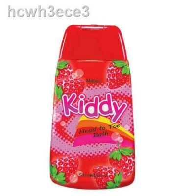 มิสทิน แชมพูอาบน้ำ คิดดี้ กลิ่นสตรอเบอร์รี่ 200 มล. Mistine Kiddy Head to Toe Bath 200 ml.