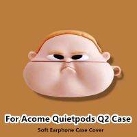 【Discount】 For Acome Quietpods Q2 Case Creative Cartoon for Acome Quietpods Q2 Casing Soft Earphone Case Cover