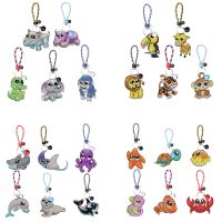 【CC】☞●♗  New Arrival Painting Keychain Keyring Pendant Cartoon Mosaic Woman Decoration