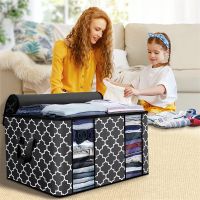 Visual Quilt Storage Bag Household Wardrobe Quilt Clothes Organizer Large Capacity Blanket Sorting Bags Dust-proof Moving Bag