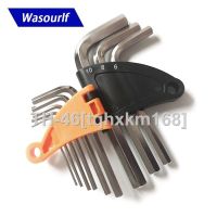 ✾ WASOURLF 9 PCS 1.5mm to 10mm L Shape Allen Hexagonal Wrench Repair Hand Tool Kit Portable Set Hex Key Spanner Set Household