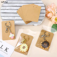 SUC Keychain Display Cards With Self Sealing Bags For Cards Jewelry Packaging