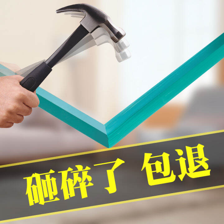 Customized dining table tempered glass coffee table desktop home baking varnish table custom