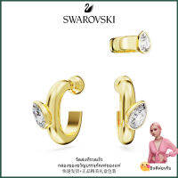 ?Swarovski?Dextera Earbone คลิปชุด (3) ลูกแพร์ตัดกุหลาบทองต่างหูเพชร, S925 ต่างหูแฟชั่นสตรีเงินสเตอร์ลิงของขวัญวันวาเลนไทน์ของขวัญวันเกิด