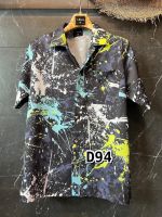 เสื้อฮาวาย เสื้อเชิ้ตชาย หญิงใส่ได้ ผ้าใส่สบายไม่ร้อน D94