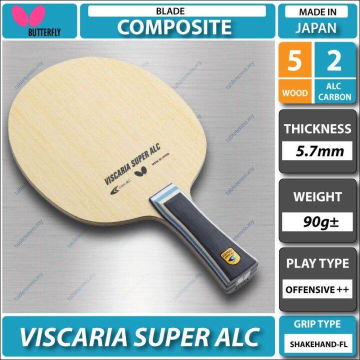 Butterfly Viscaria Super ALC Composite Carbon Table Tennis Blade Bat