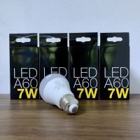 ( แพ็ก 4 ชิ้น ) FL-Lighting หลอดไฟ LED Bulb A60 7W ขั้วE27 แสงวอร์มไวท์ 3100K / แสงเดย์ไลท์ 6500K