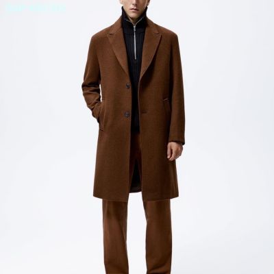 ZARAˉ Z Home Winter New Mens Clothing Of Wool Blended Woollen Coat Coat 9621310 706