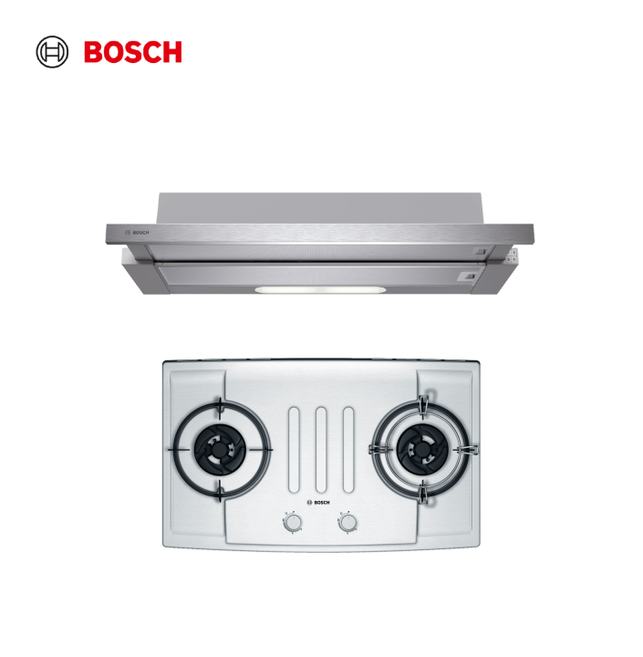 Bosch Bundle DHI923GSG + PBD7251SG Built In Stainless Steel Telescopic Slimline Kitchen Hood