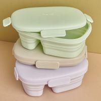 hako kubkao collapsible bowl กล่องข้าวพับได้2ช่อง